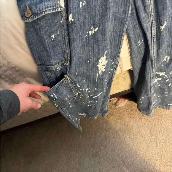 Women's Blue Denim Overalls - Picture 5 of 8